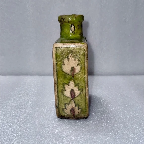 Antique Persian qujar oil flask Bottle